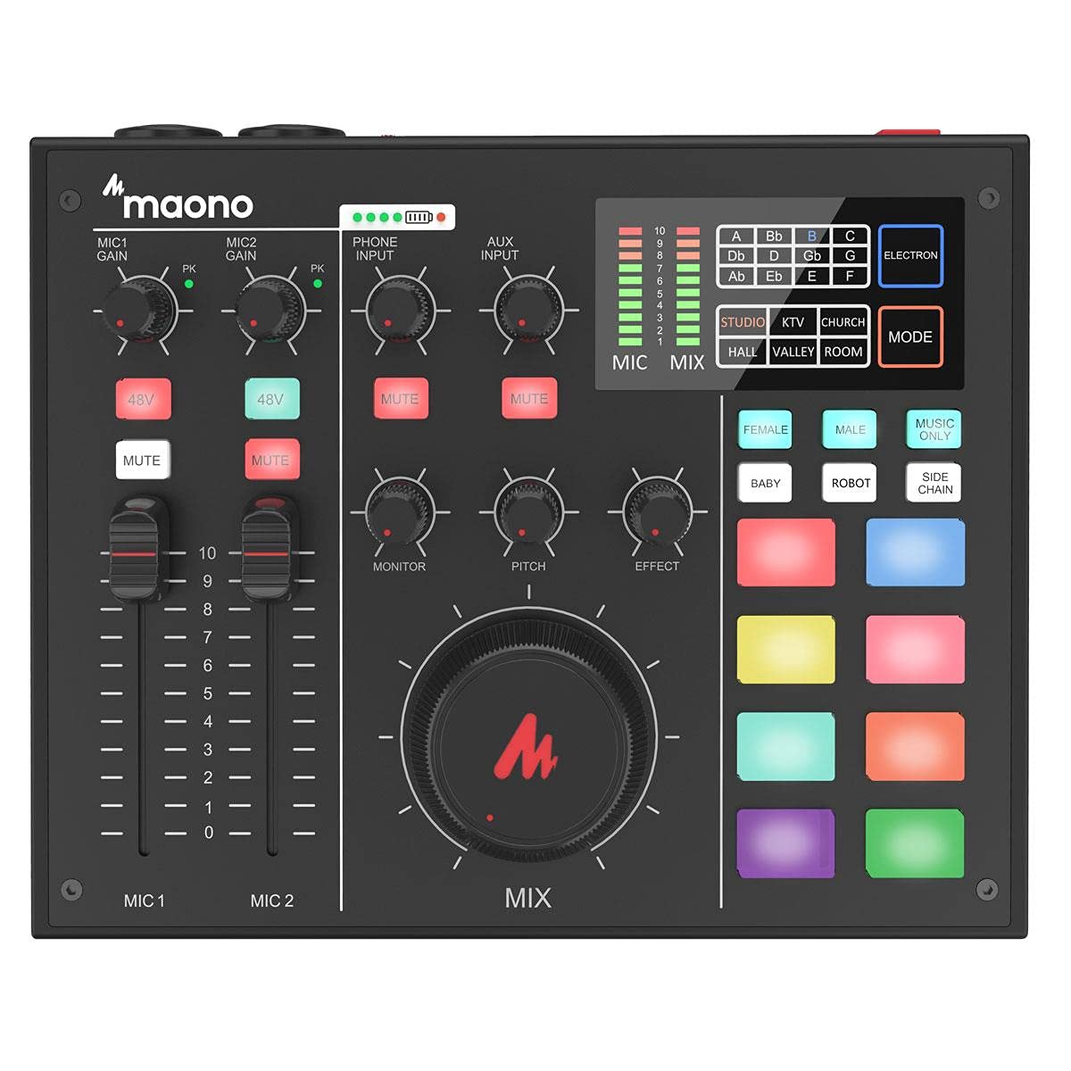 Maono Estúdio de Podcast Maonocaster AU-AM100 : Amazon.com.br